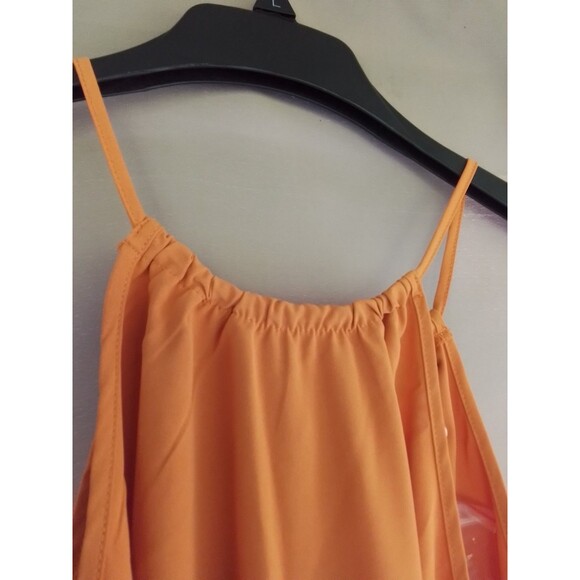 Halter Neck Summer Dresses Resort Sleeveless Sundress Belt Pleated A-Line - Picture 4 of 10
